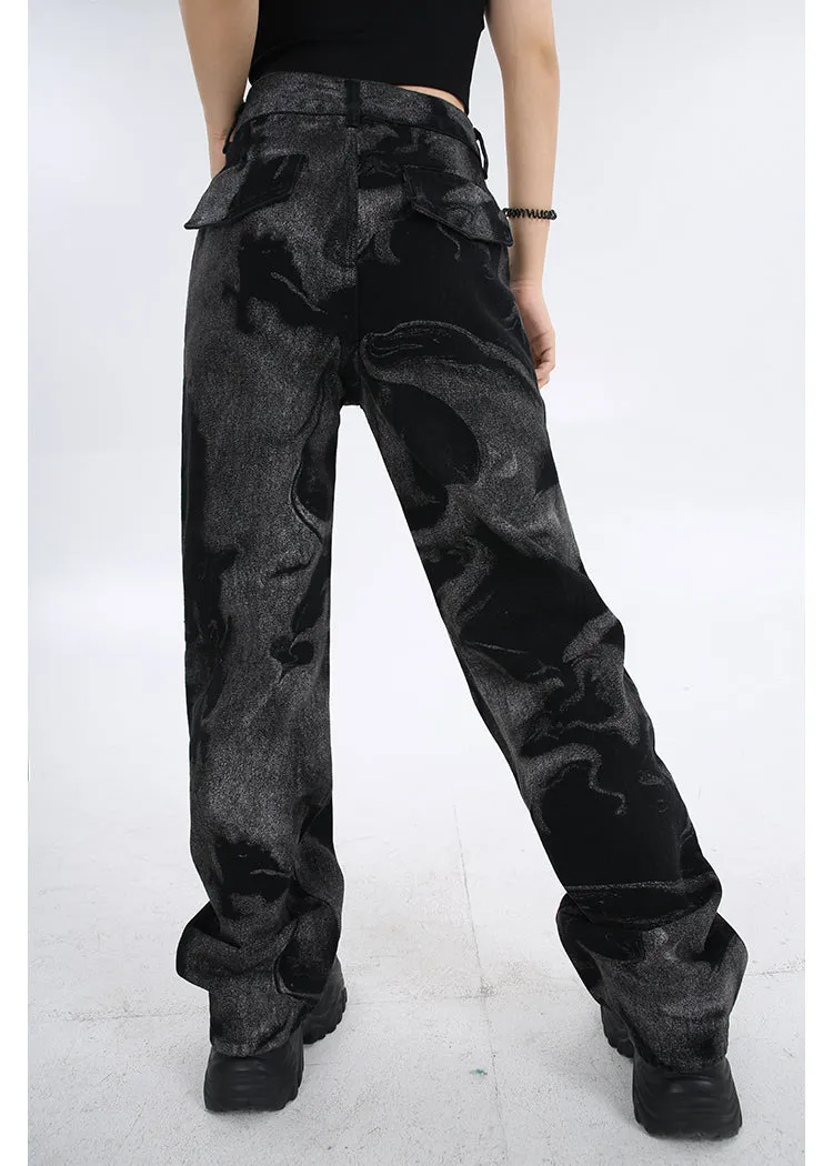 【24s February.】High Waist Straight Leg Jeans