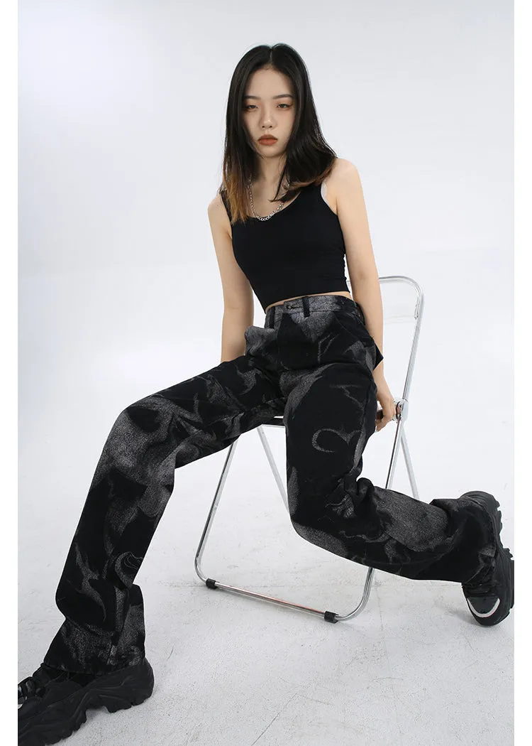 【24s February.】High Waist Straight Leg Jeans