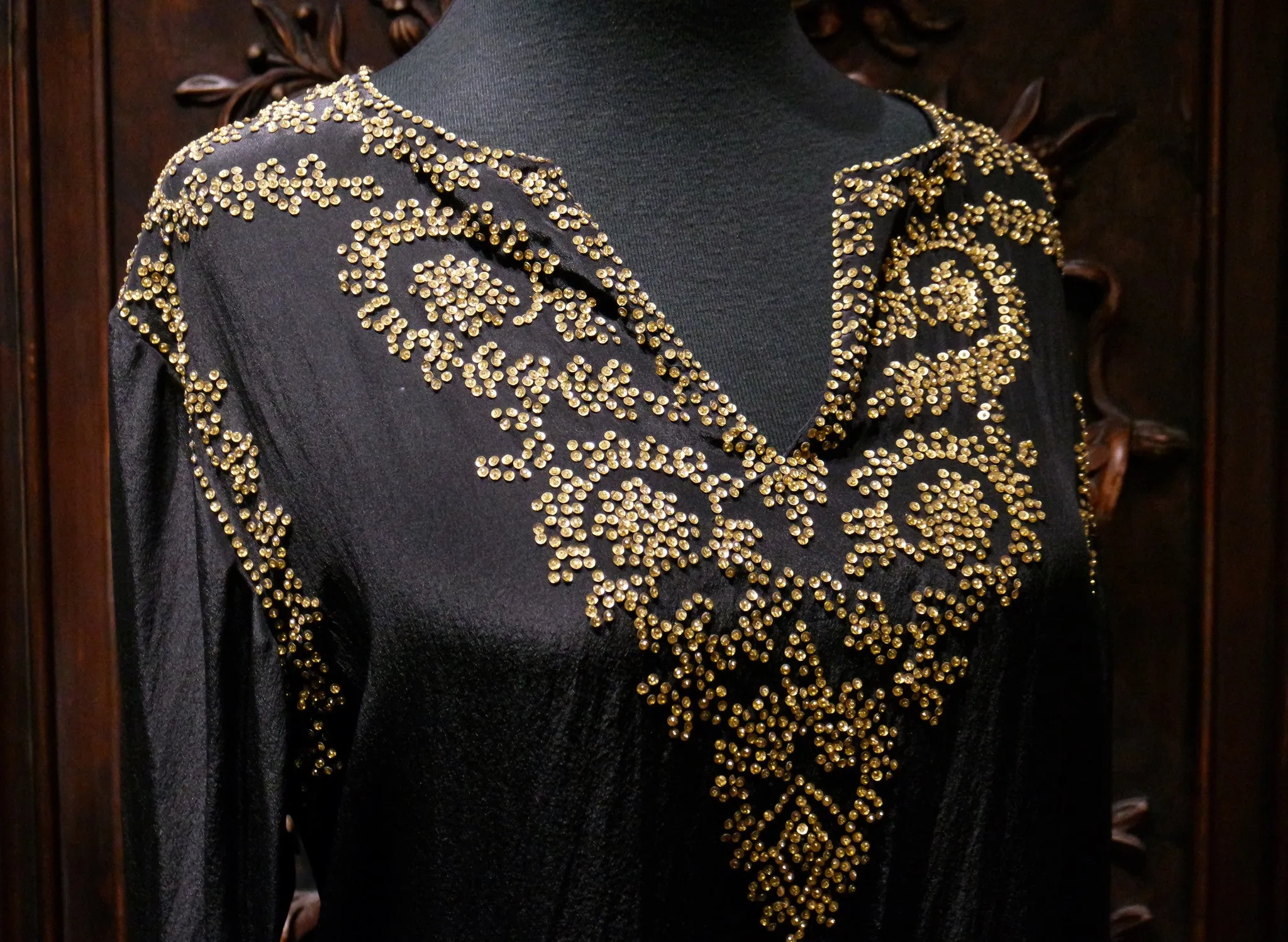 Adrienne Landau Silk Embellished Top