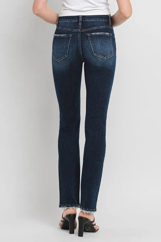 Alaya High Rise Slim Straight Jean (Lovervet By Vervet)
