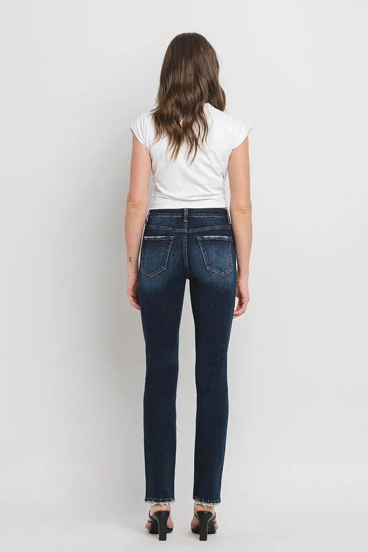 Alaya High Rise Slim Straight Jean (Lovervet By Vervet)