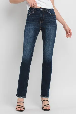 Alaya High Rise Slim Straight Jean (Lovervet By Vervet)