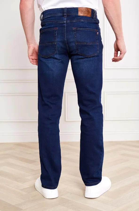 ANDRE<BR>
Sanchez Jeans<BR>
Blue Black Worn, Worn, Clean<BR>