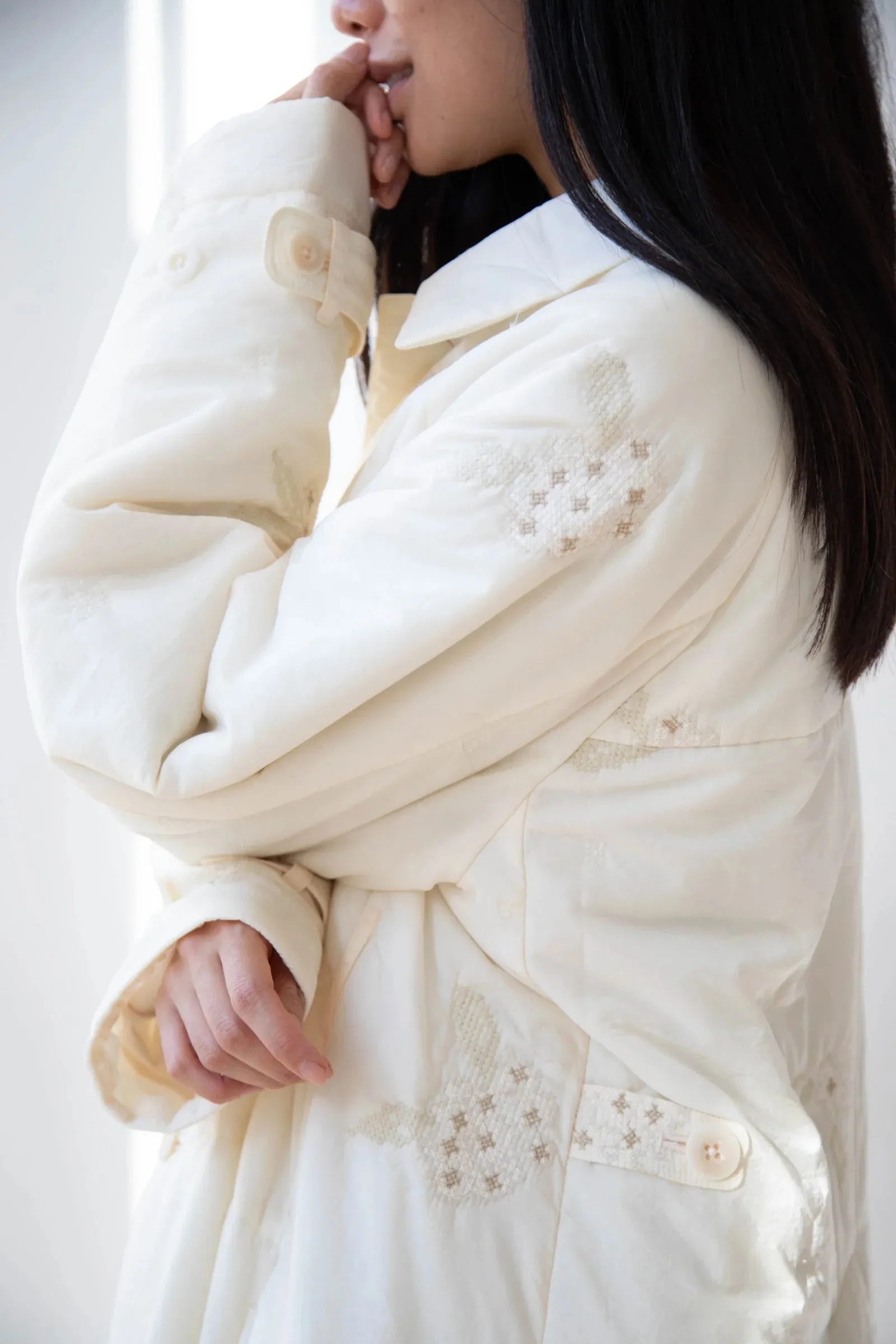 Aseedoncloud - Laboratory Coat: Ivory