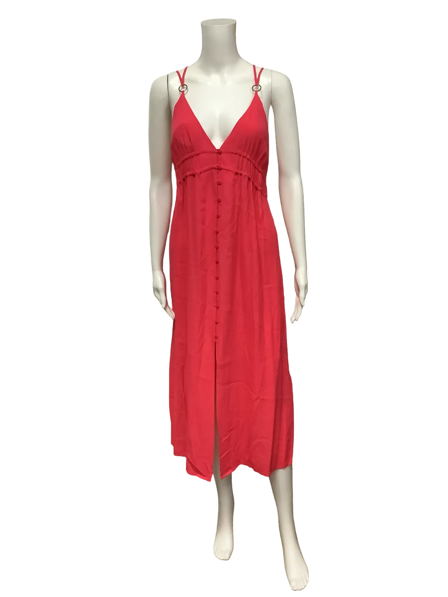 Ba&Sh Maxi Length V Neck Dress Size: S