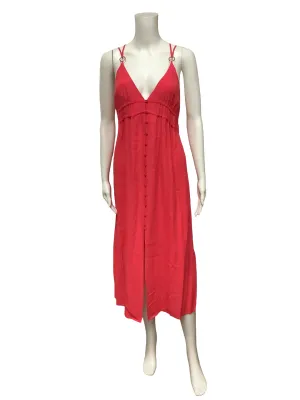 Ba&Sh Maxi Length V Neck Dress Size: S