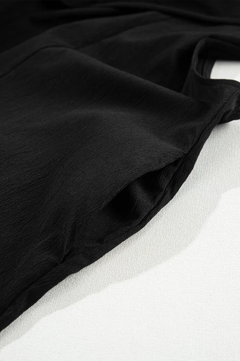 Black Linen Jumpsuit