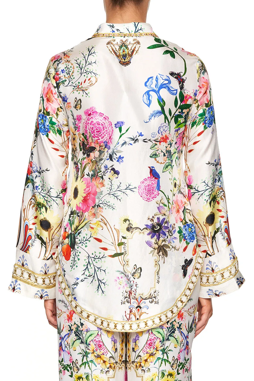 BUTTON DOWN SHIRT WITH CONTRAST BOHEME