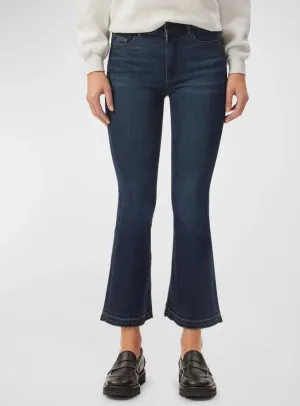 DL1961 Bridget Boot HR Crop Dark Indigo