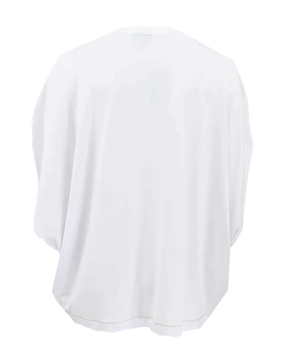 Dolman Sleeve Print T-Shirt