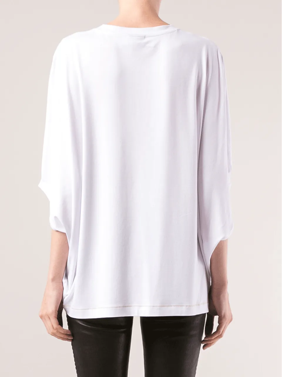 Dolman Sleeve Print T-Shirt
