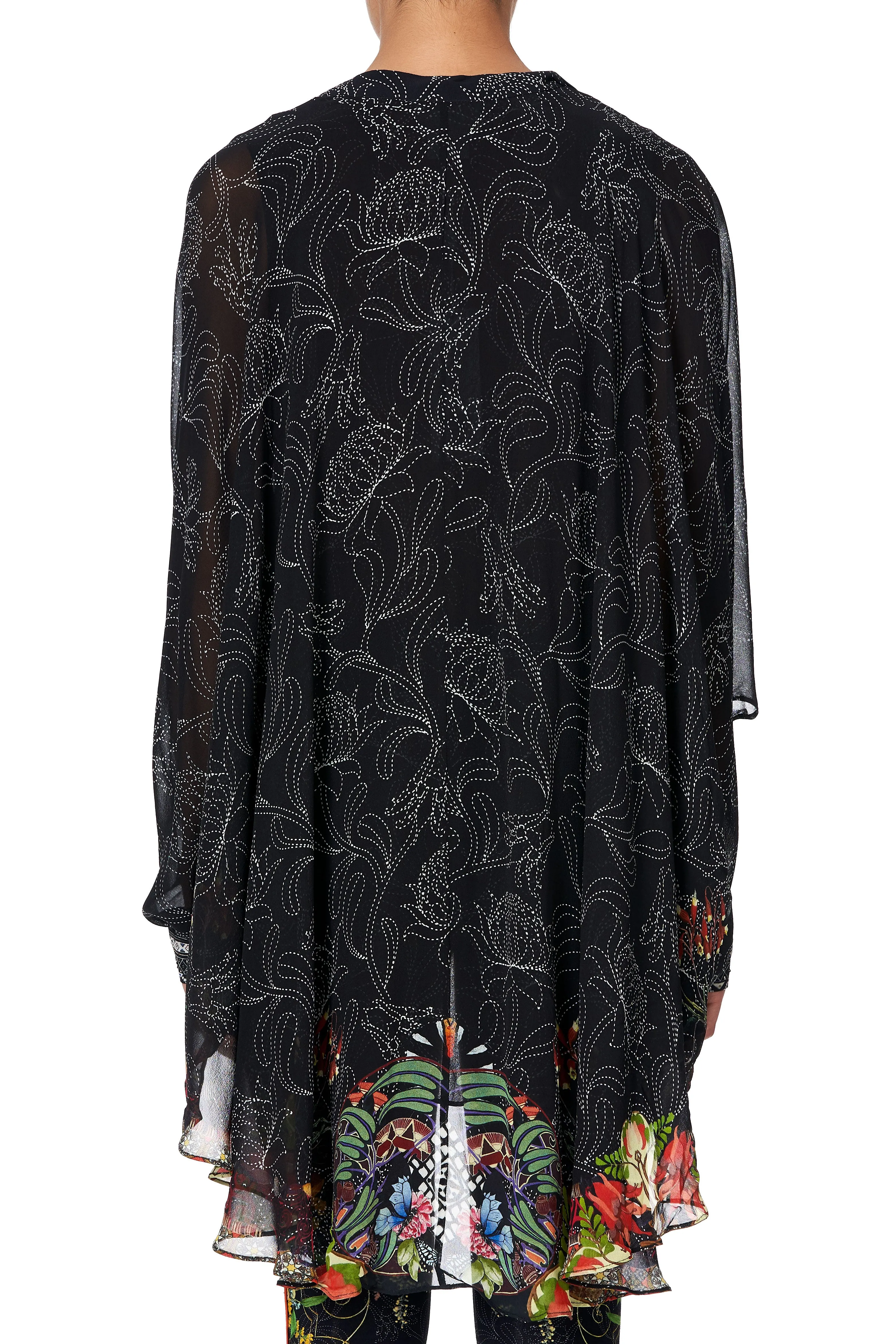 DRAPED BUTTON FRONT BLOUSE BLACKHEATH BETTY