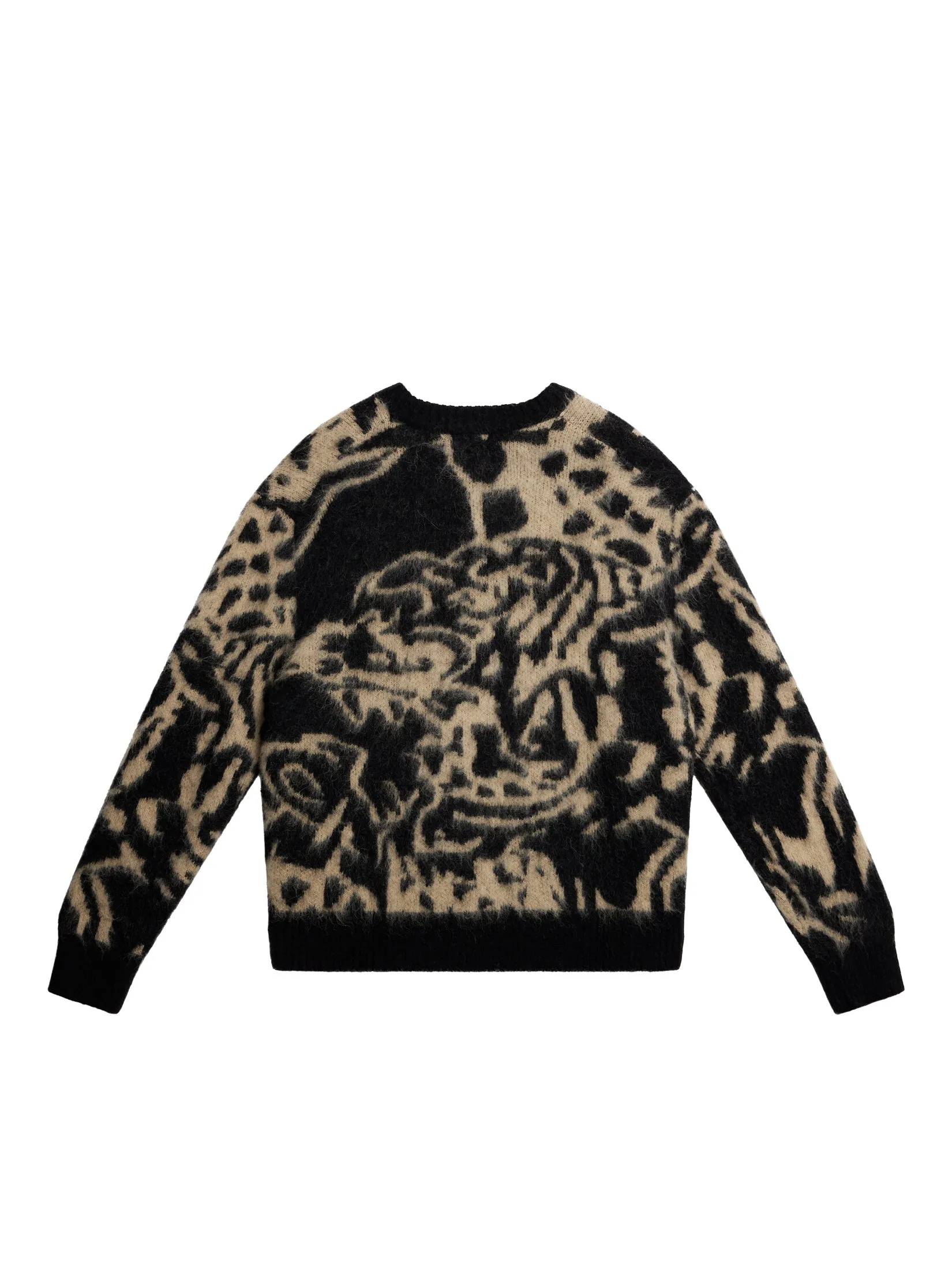 Falkor Jacquard Knit Sweater / Black