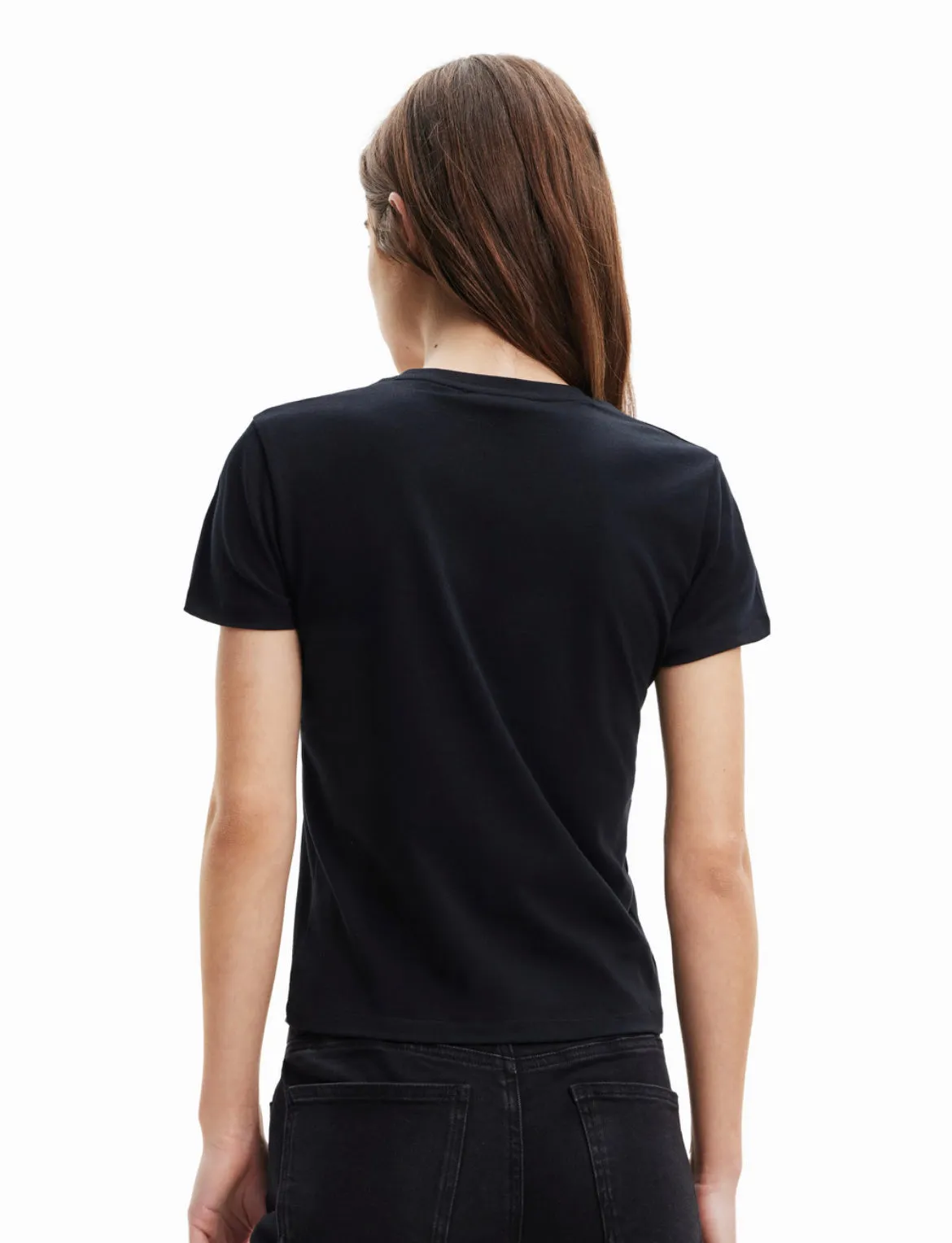 Flower message T-shirt women