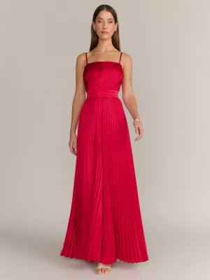 Flying Tomato Sleeveless Pleated Wide Leg Jumpsuit - Brands We Love