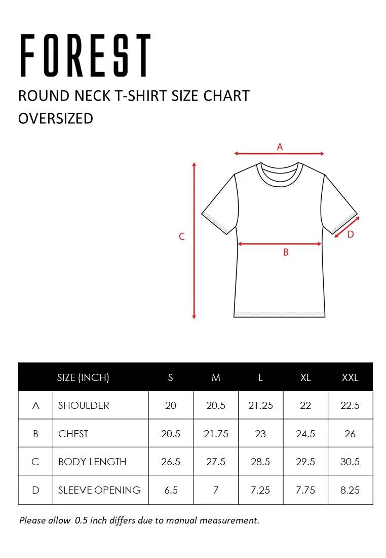 Forest Oversized Graphic Tee Crew Neck Short Sleeve T Shirt Men | Oversized Shirt Men - 621225
