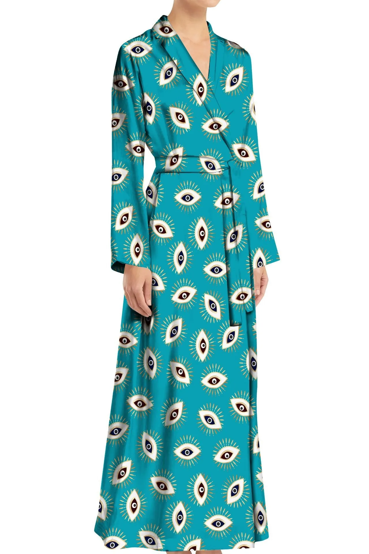 Full Length Wrap Dress