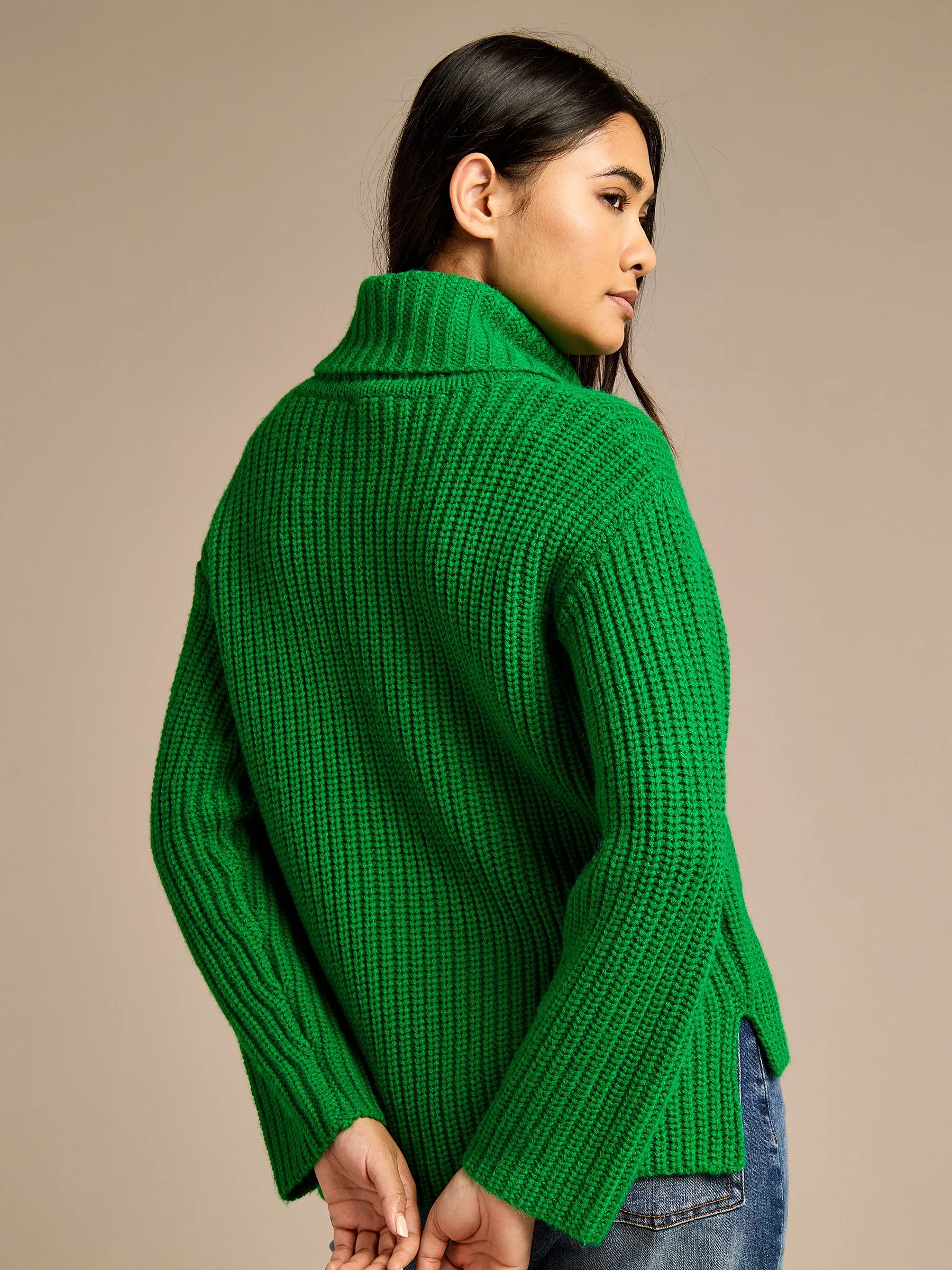 GWD Oakleigh Chunky Knit High Neck Jumper