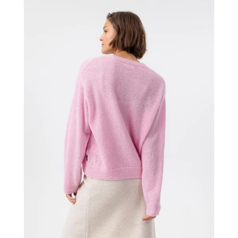 Holebrook Elizabeth Alpaca Ladies Crew Neck Jumper - Light Pink