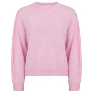 Holebrook Elizabeth Alpaca Ladies Crew Neck Jumper - Light Pink