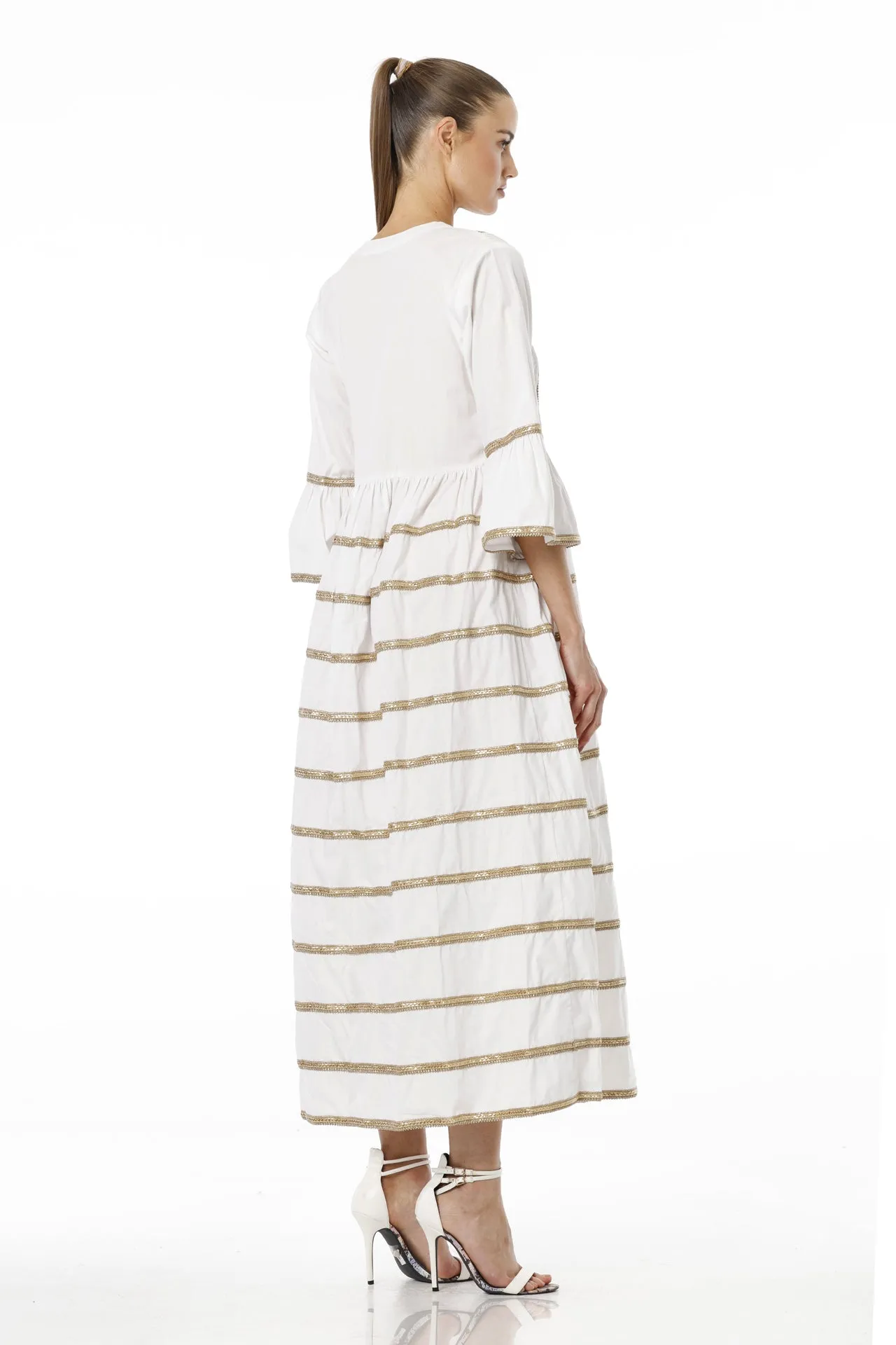 Long Ruffle Dress for Women
