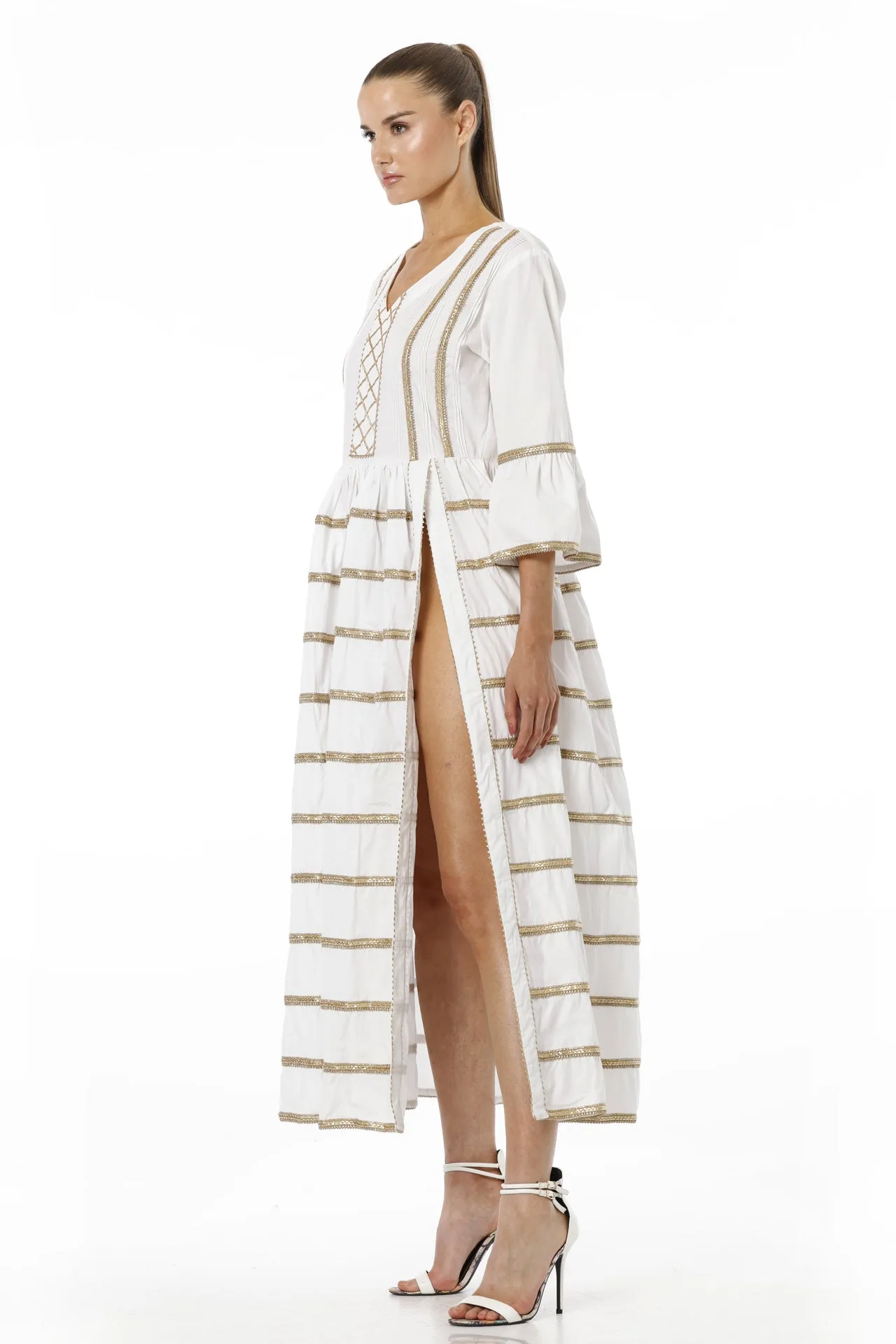 Long Ruffle Dress for Women