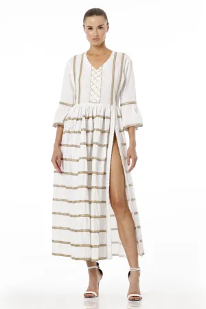 Long Ruffle Dress for Women