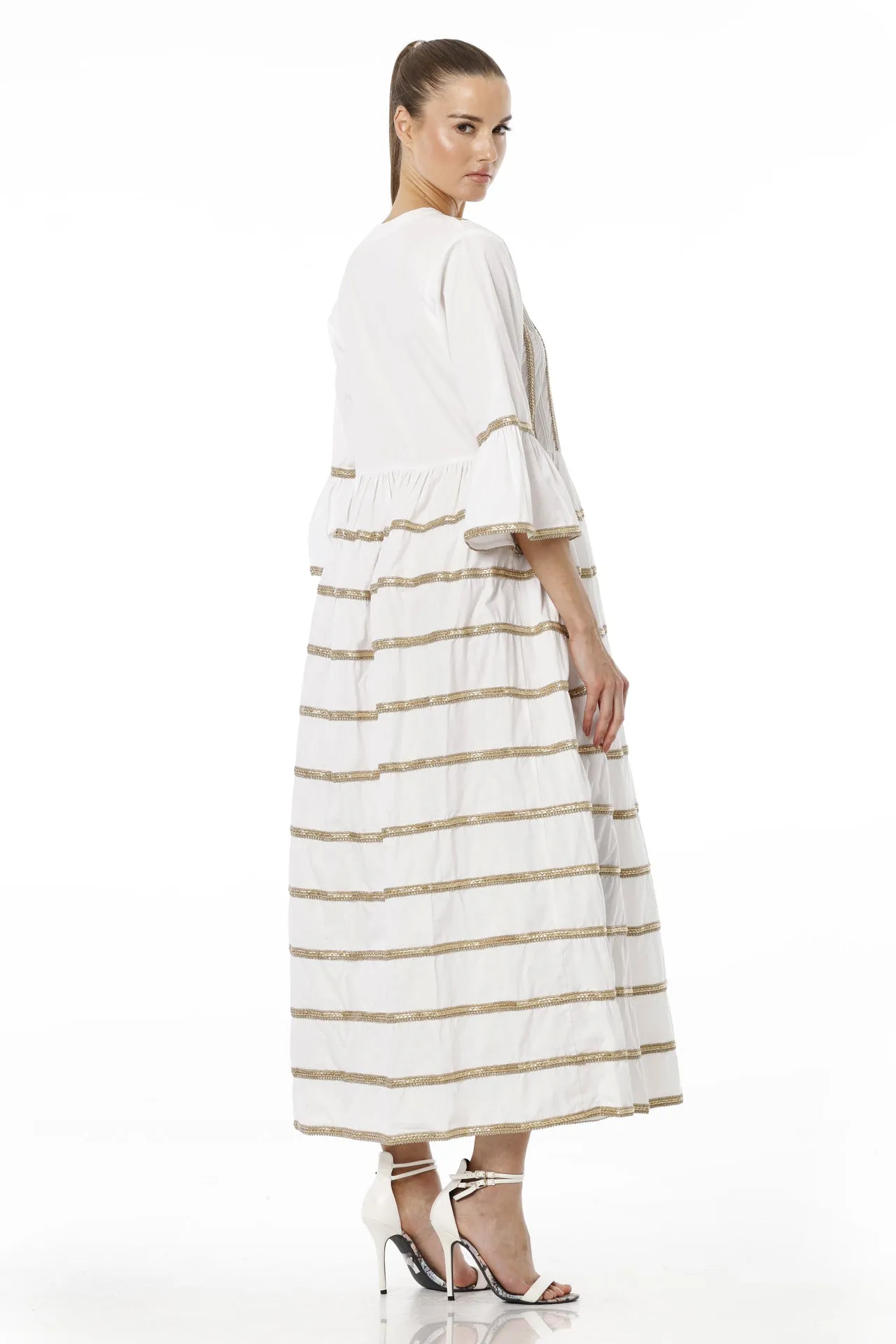 Long Ruffle Dress for Women