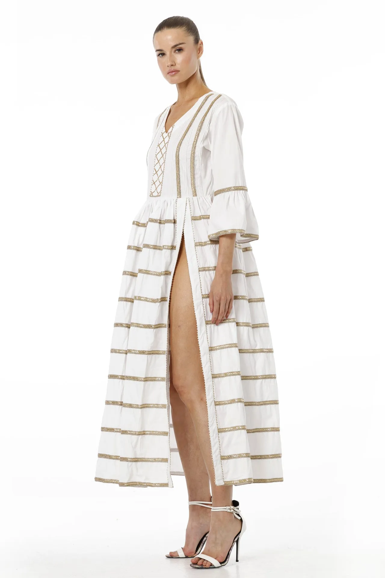 Long Ruffle Dress for Women