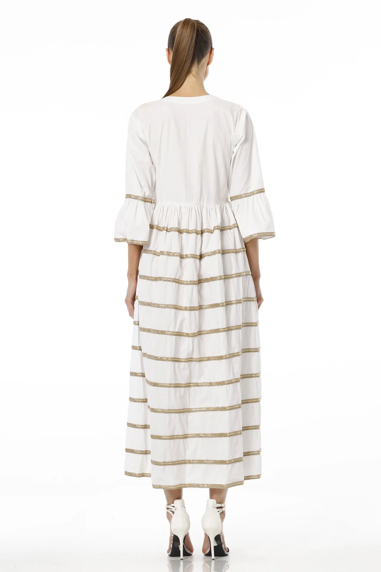 Long Ruffle Dress for Women