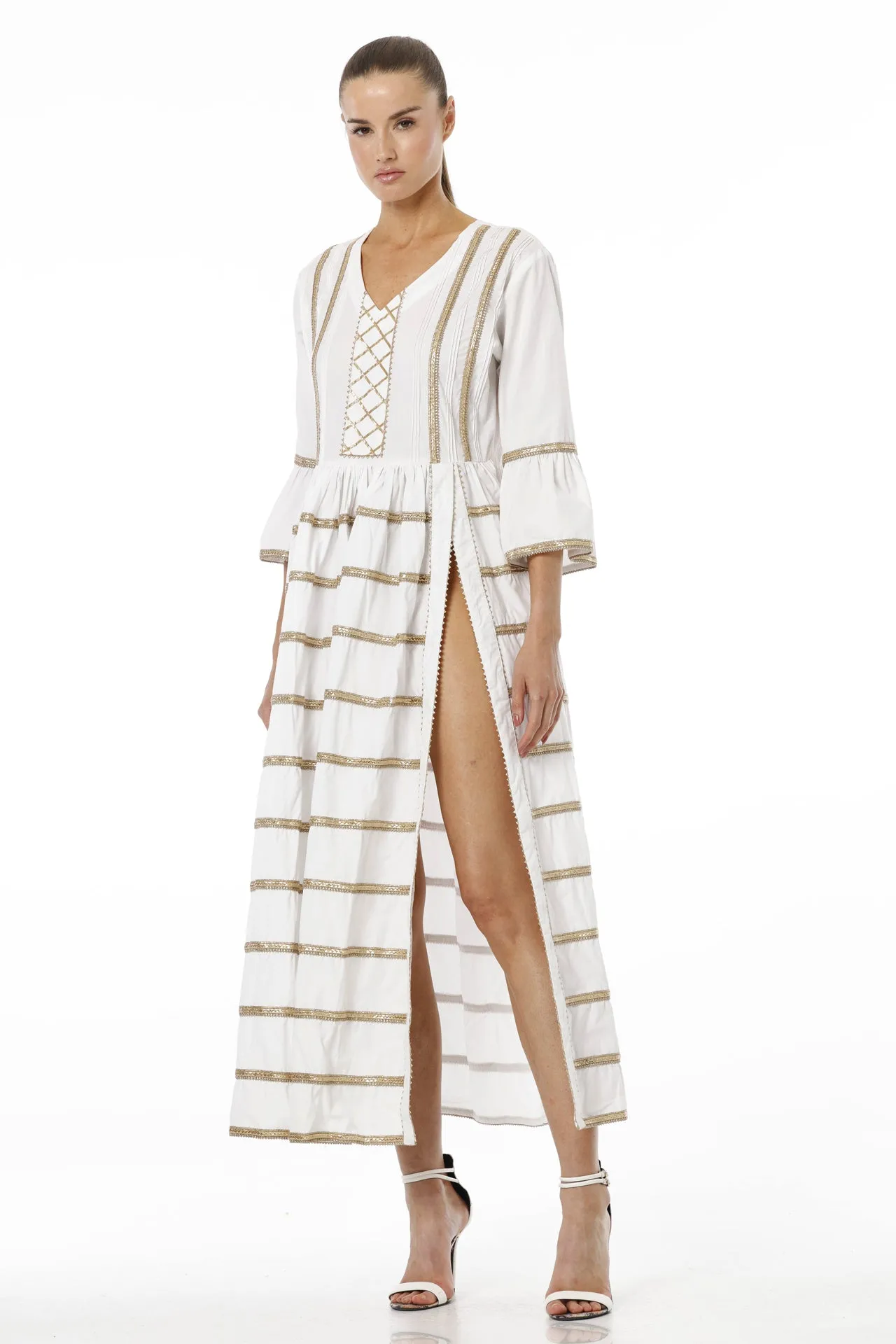 Long Ruffle Dress for Women