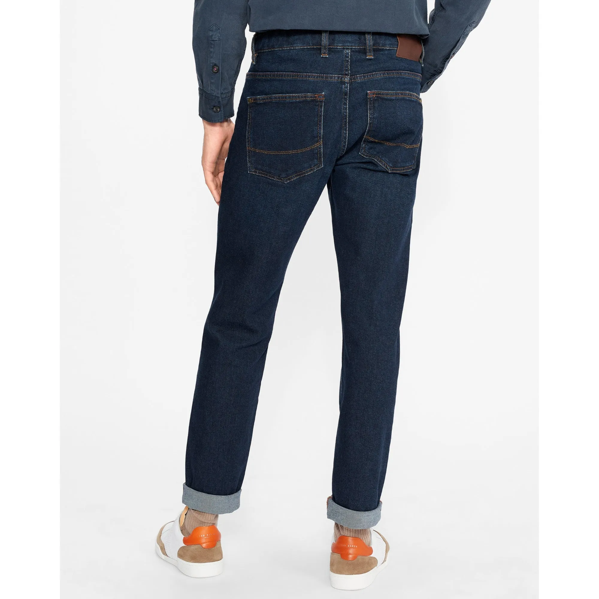 Men Mmp-Simay-Straight Leg Mid Wash Denim Jean - Blue