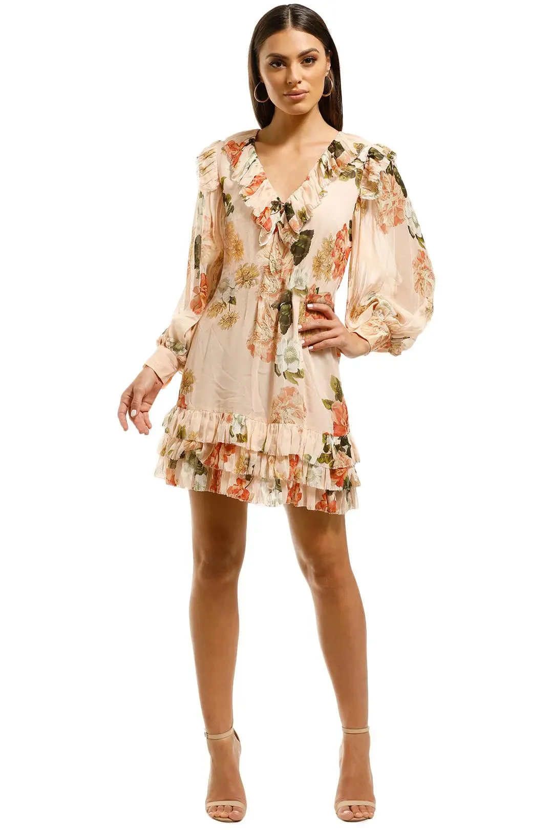 NICHOLAS - Ruffle Mini Dress