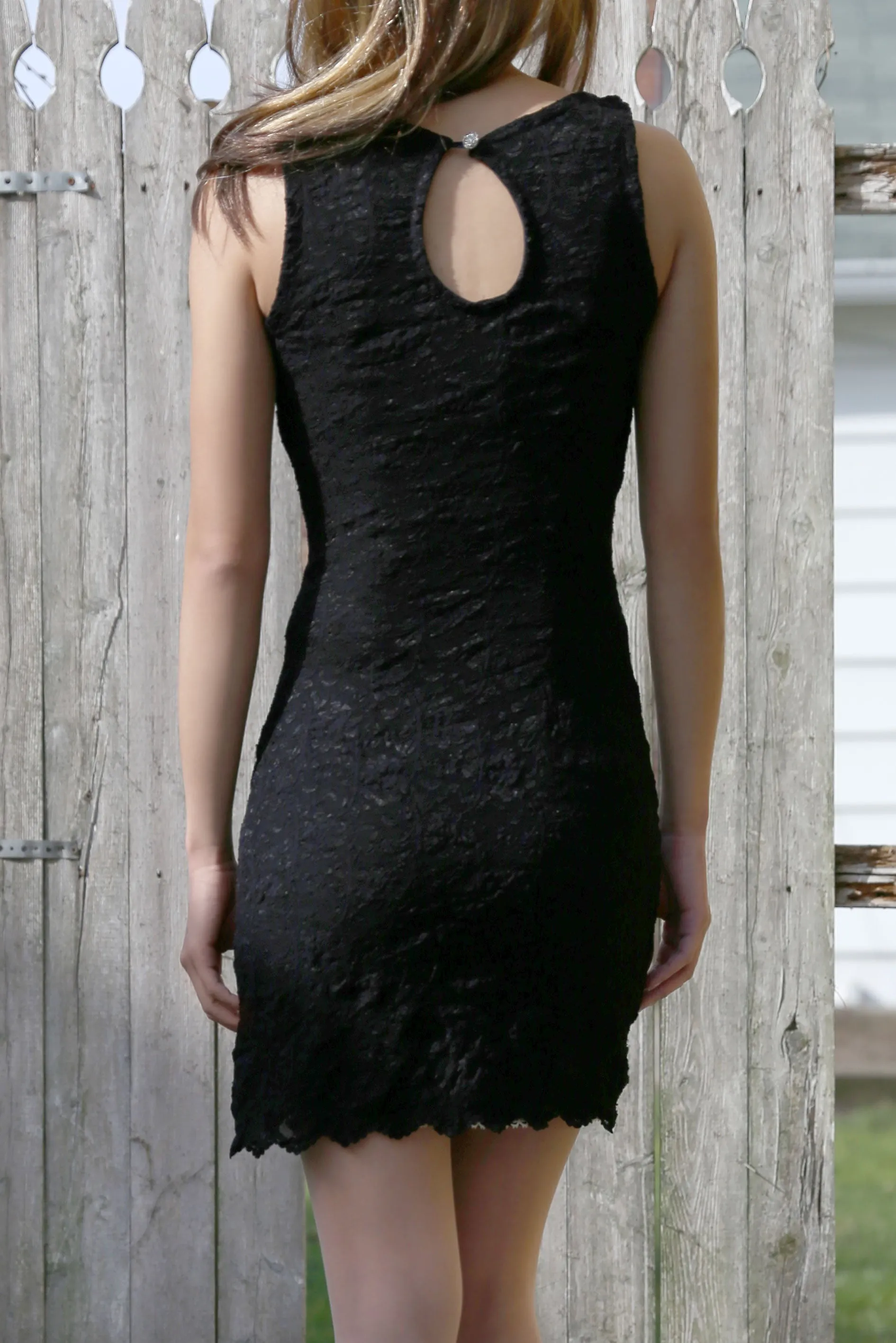 Perfect Fit Black Cocktail Dress