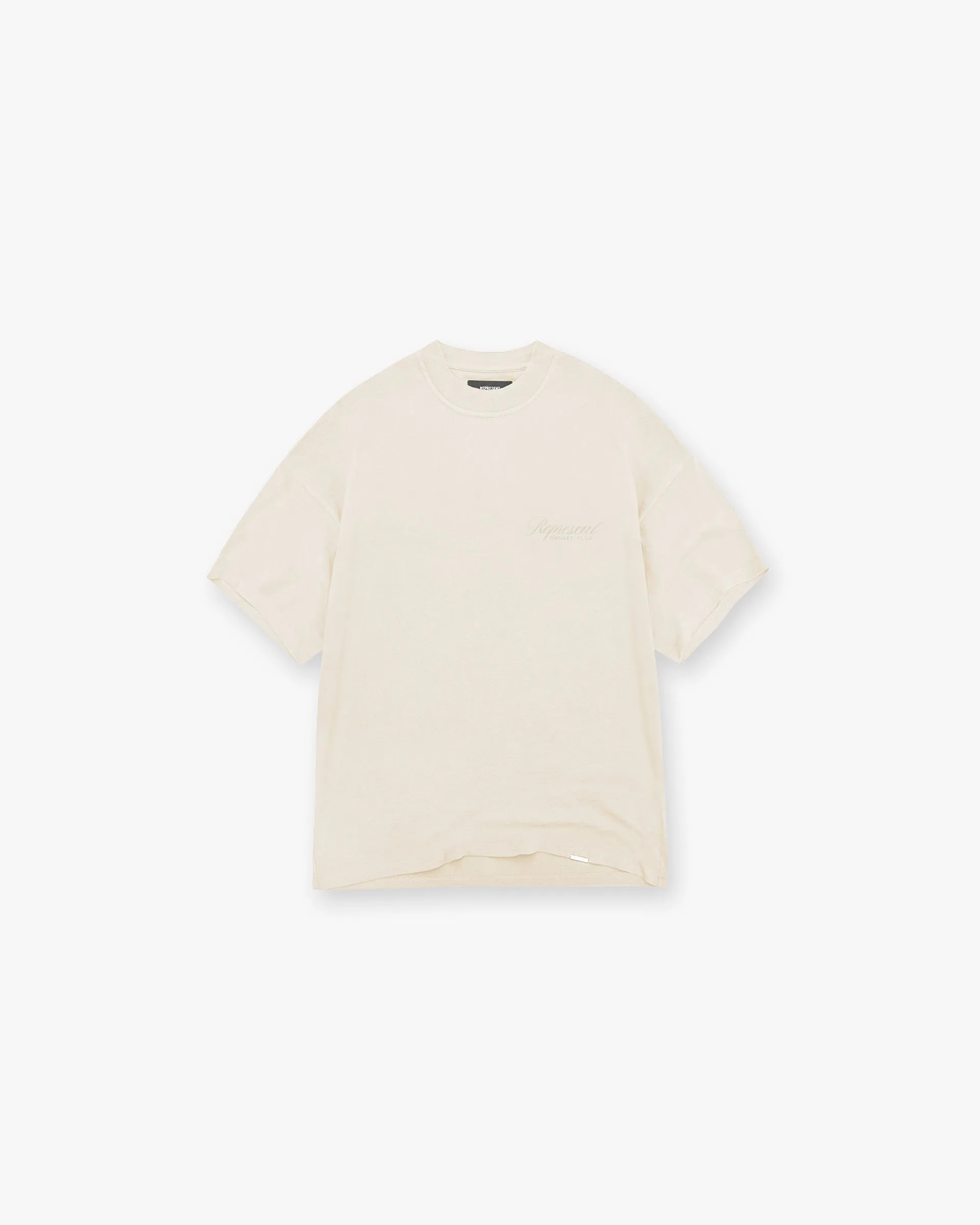 Represent X Ounass Owners Club Script T-Shirt - Island Fossil