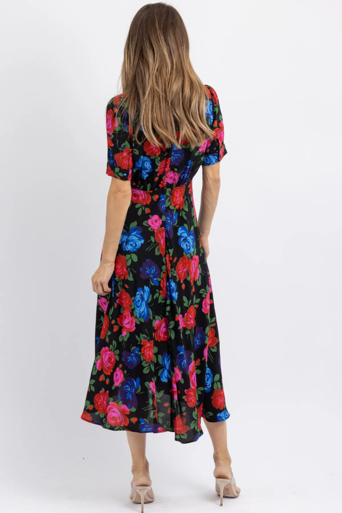 ROMEE ROSE BUTTON DRESS