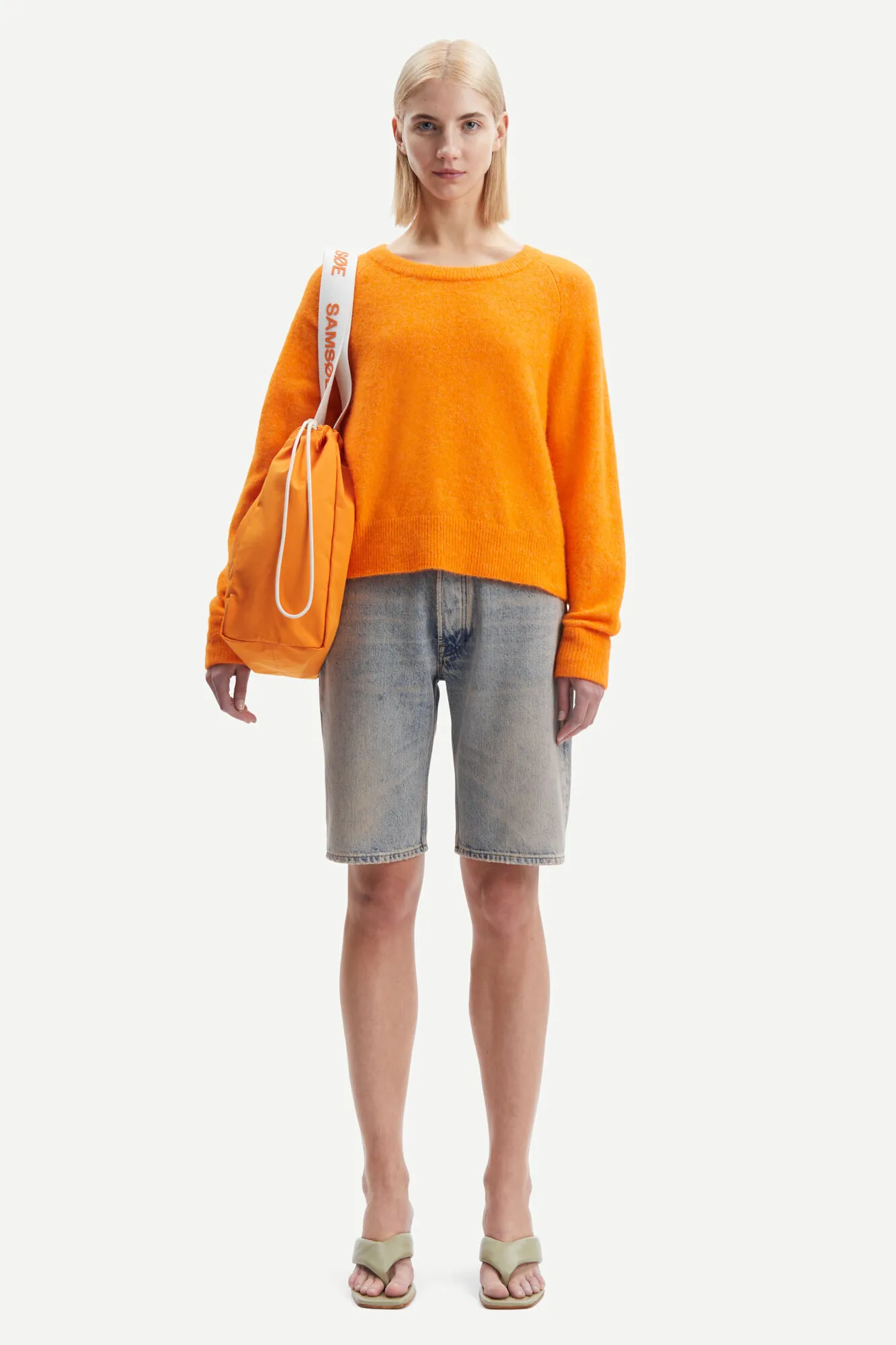 Samsoe Samsoe Nor o-n Short Jumper Russet Orange