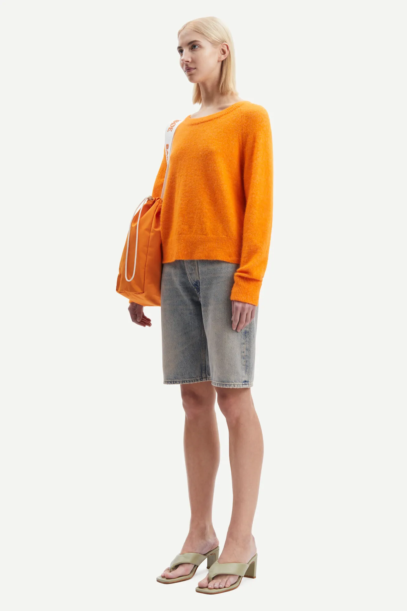 Samsoe Samsoe Nor o-n Short Jumper Russet Orange