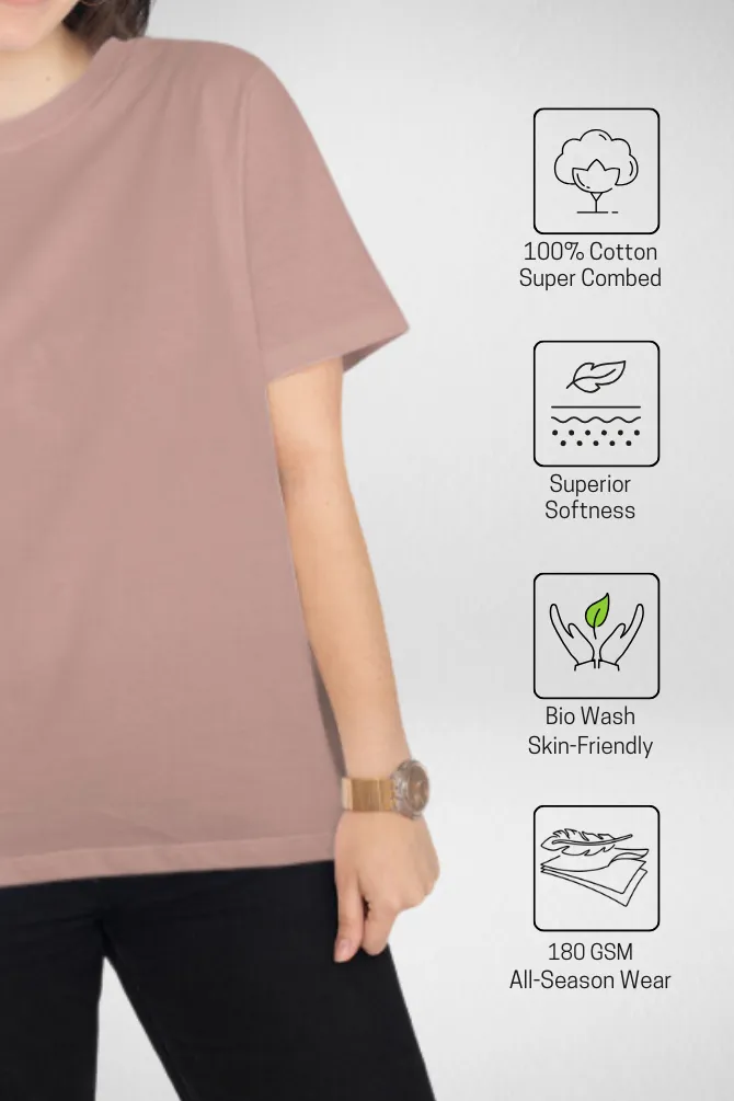Solid Mushroom T-shirt for women