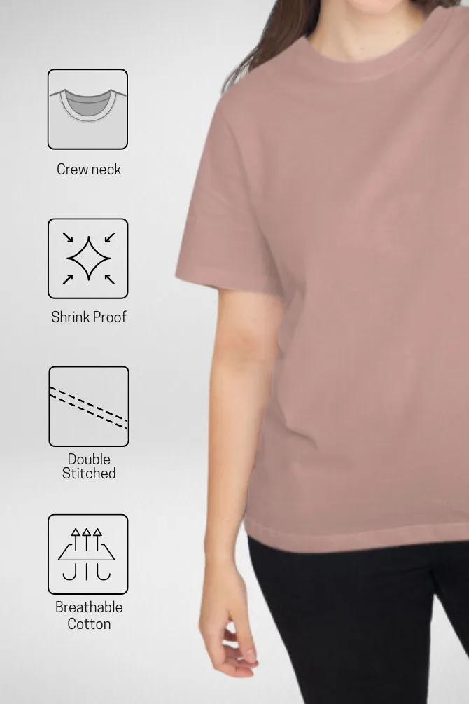 Solid Mushroom T-shirt for women