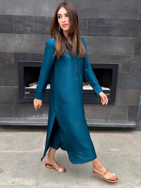 Teal Carson Suit