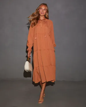 Tessy Tiered Cotton Maxi Dress