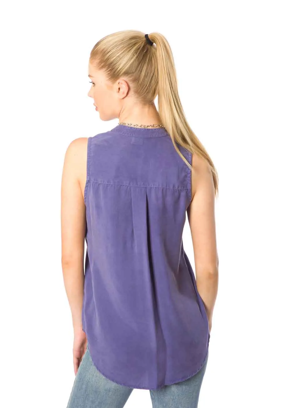 Tianello "Ivy" Light Weight TENCEL™ "ELEVA"  Sleeveless Blouse