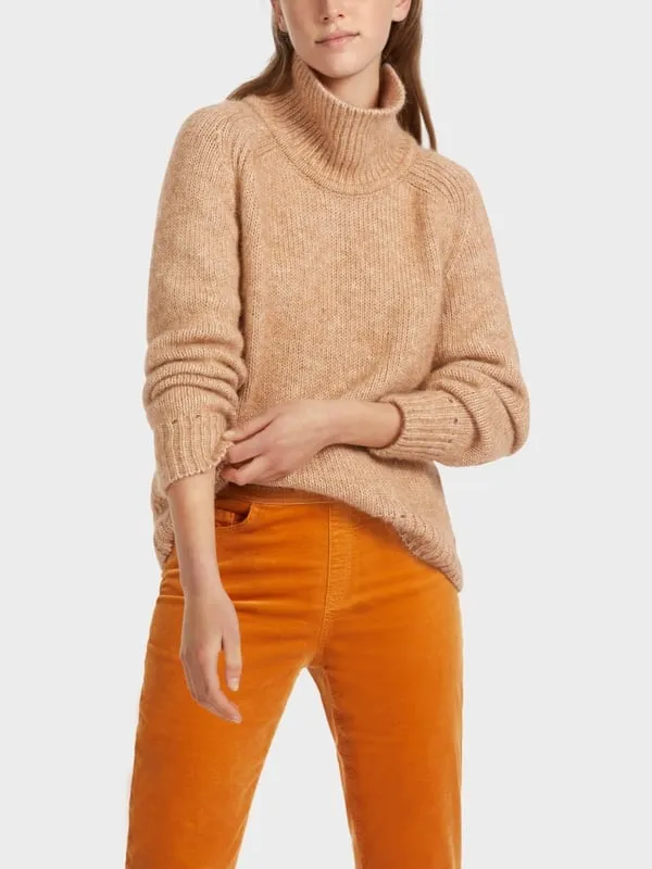 TURTLENECK SWEATER IN TOFFEE