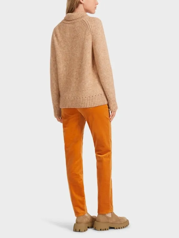 TURTLENECK SWEATER IN TOFFEE