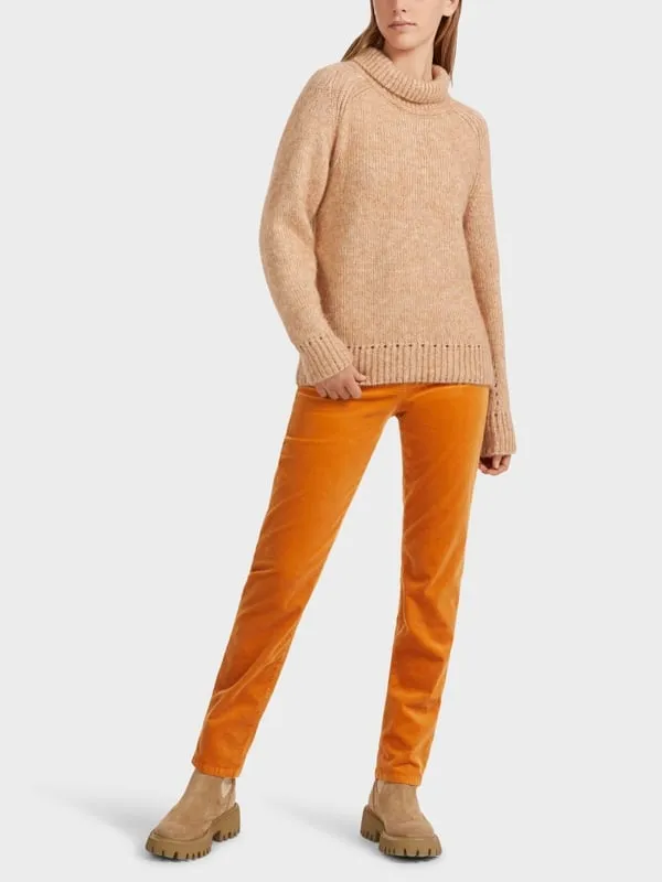 TURTLENECK SWEATER IN TOFFEE