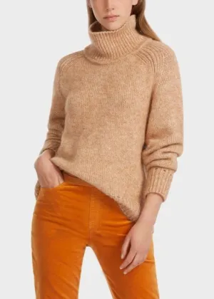 TURTLENECK SWEATER IN TOFFEE