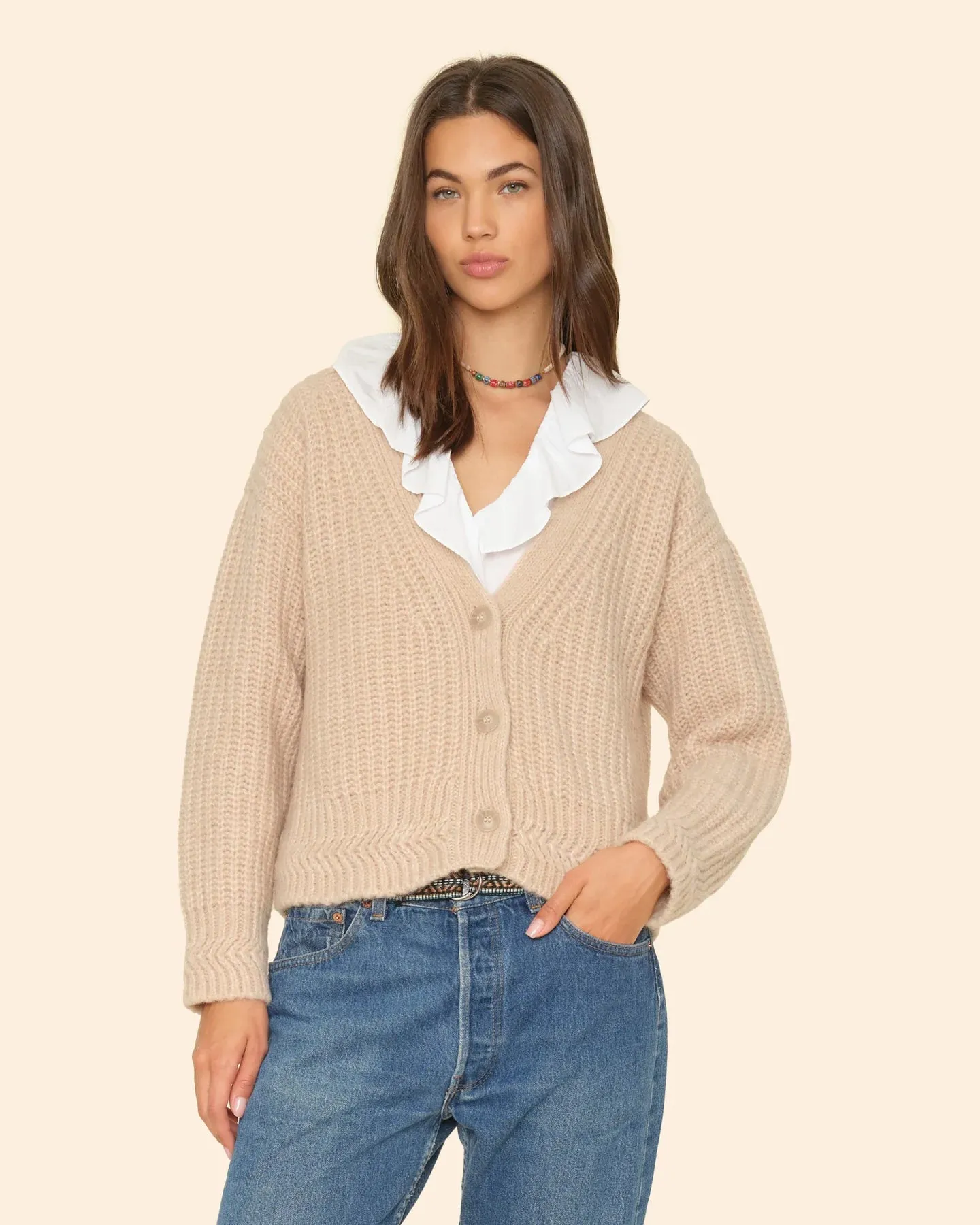 Xirena Milli Sweater Cream Ice