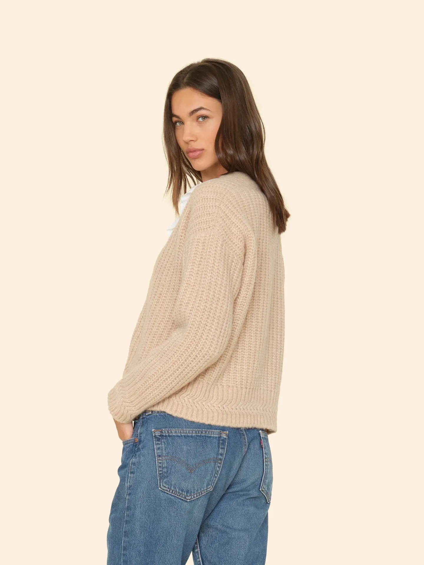Xirena Milli Sweater Cream Ice